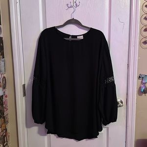 Ava & Viv Black Blouse